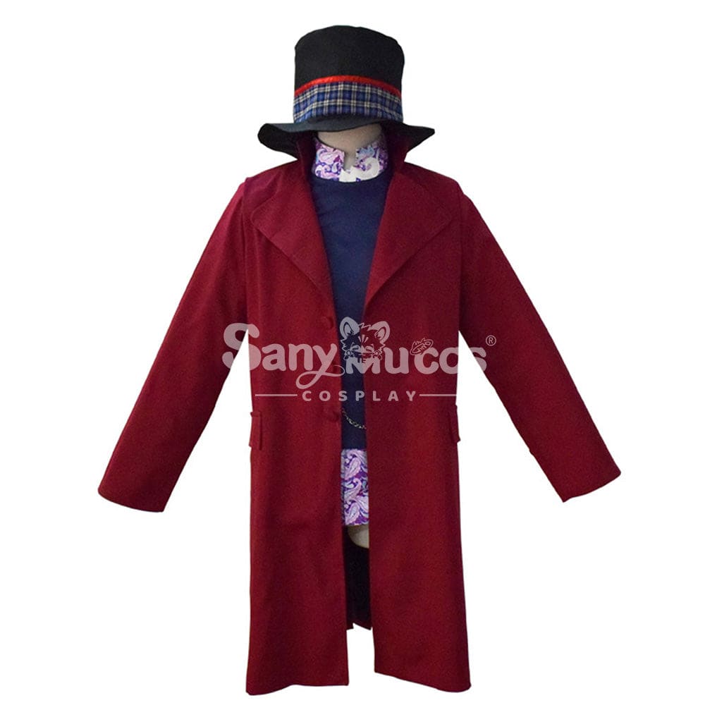 【In Stock】Movie Charlie And The Chocolate Factory Cosplay Willy Wonka Costume Costumes