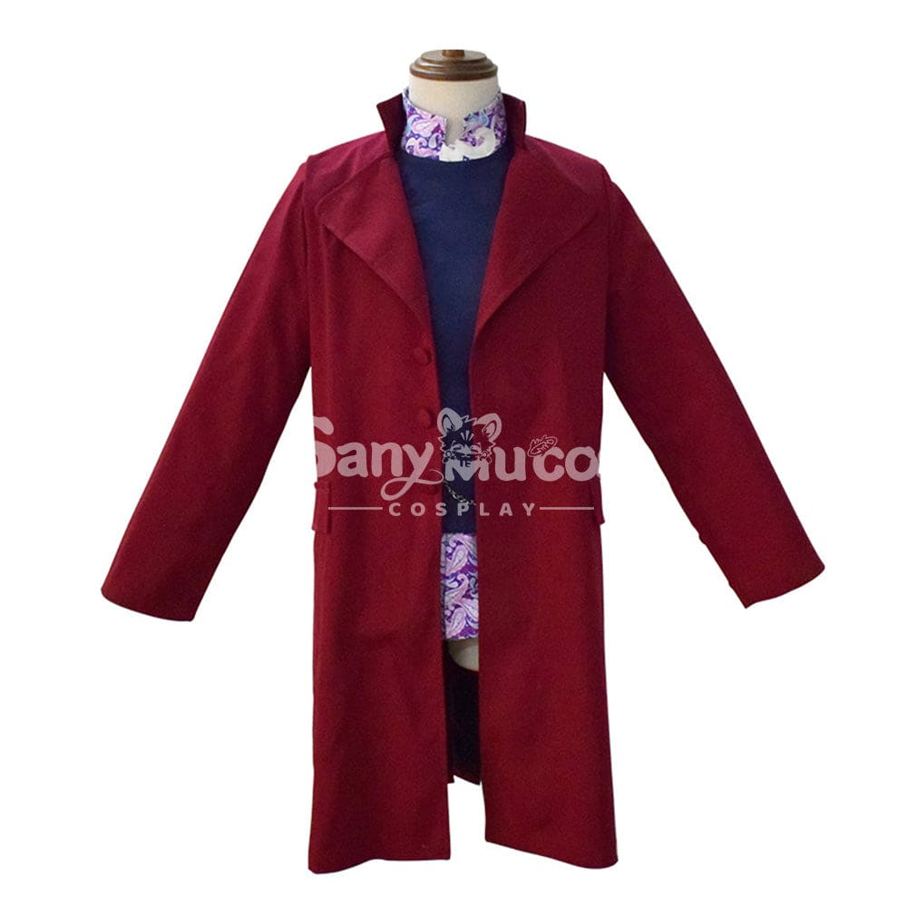 【In Stock】Movie Charlie And The Chocolate Factory Cosplay Willy Wonka Costume Costumes