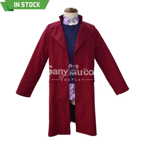 【In Stock】Movie Charlie And The Chocolate Factory Cosplay Willy Wonka Costume Costumes