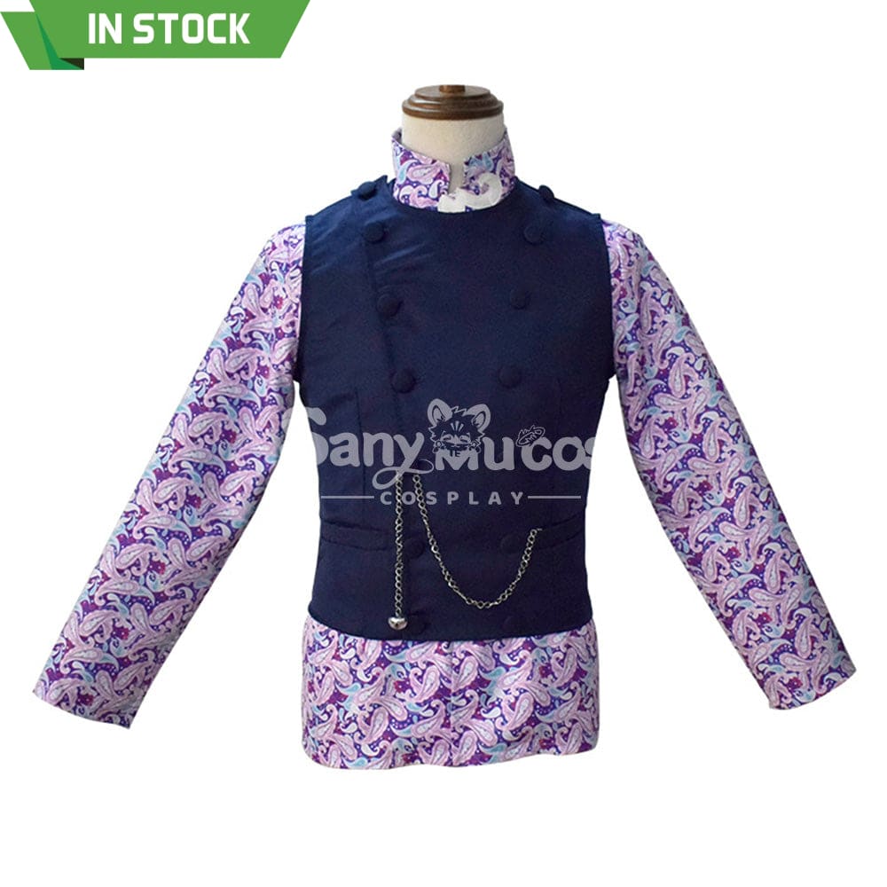 【In Stock】Movie Charlie And The Chocolate Factory Cosplay Willy Wonka Costume Costumes