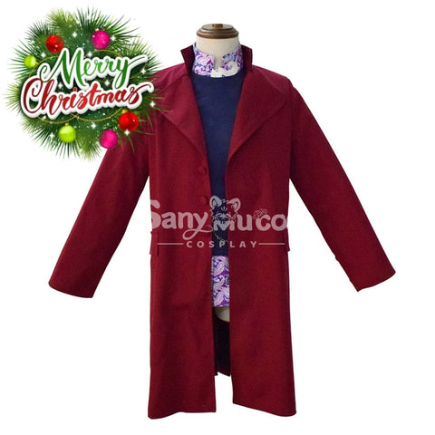 【In Stock】Movie Charlie And The Chocolate Factory Cosplay Willy Wonka Costume Costumes