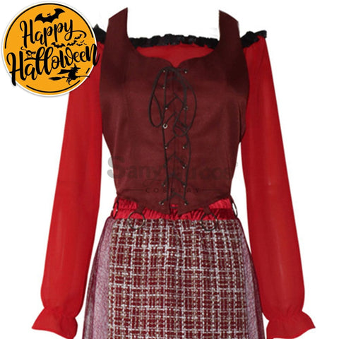 【In Stock】Movie Hocus Pocus Cosplay Mary Sanderson Costume Costumes