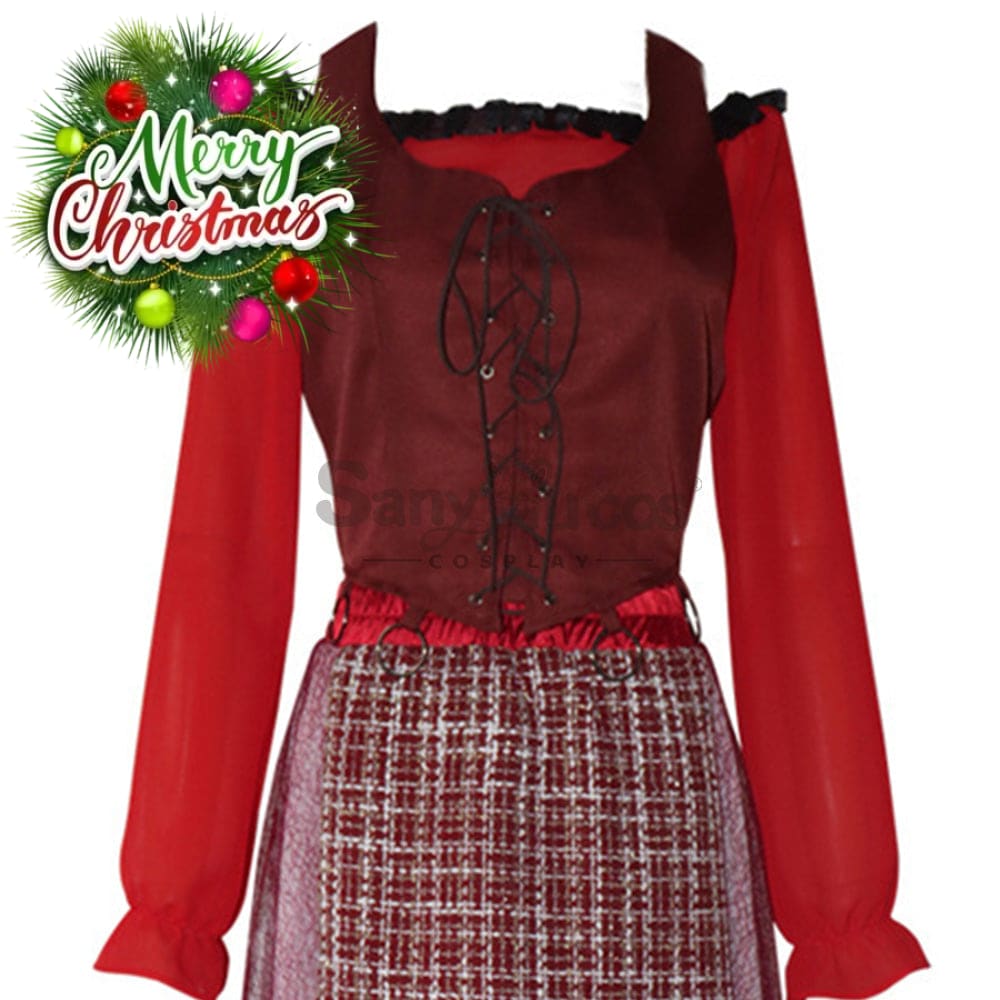 【In Stock】Movie Hocus Pocus Cosplay Mary Sanderson Costume Costumes