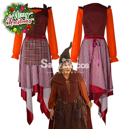【In Stock】Movie Hocus Pocus Cosplay Mary Sanderson Costume Costumes 1000