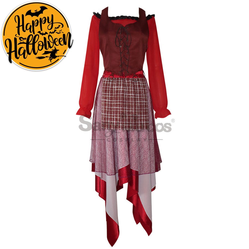 【In Stock】Movie Hocus Pocus Cosplay Mary Sanderson Costume Costumes