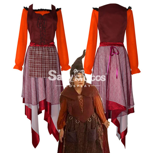 【In Stock】Movie Hocus Pocus Cosplay Mary Sanderson Costume Costumes 1000