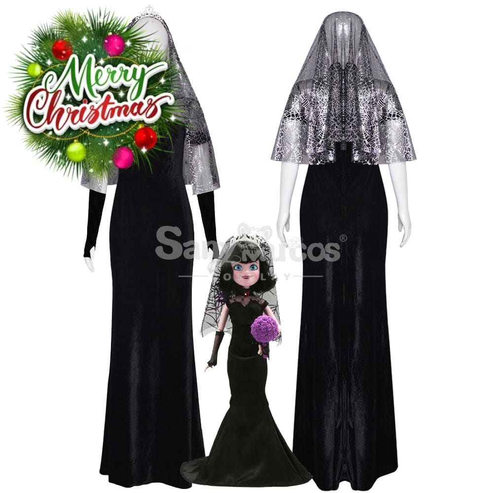 【In Stock】Movie Hotel Transylvania Cosplay Mavis Wedding Dress Costume Costumes