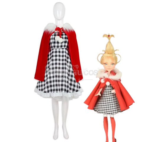 【In Stock】Movie How The Grinch Stole Christmas Cosplay Cindy Costume Costumes