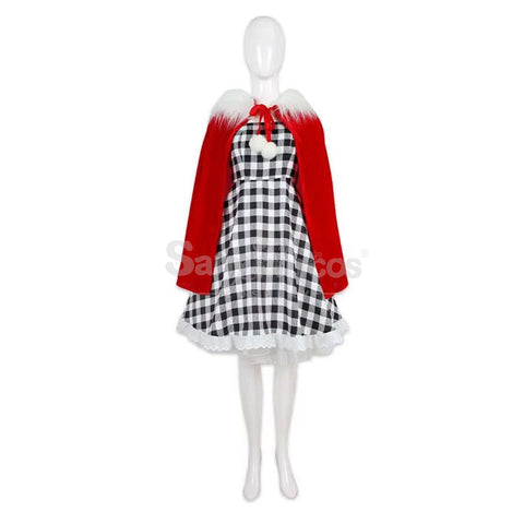 【In Stock】Movie How The Grinch Stole Christmas Cosplay Cindy Costume Costumes