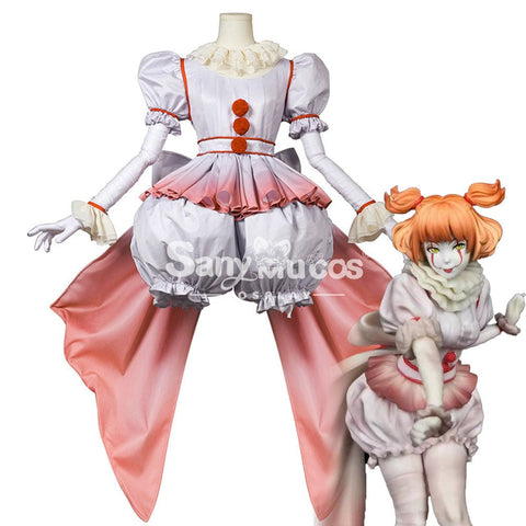 【In Stock】Movie It Cosplay Loli Pennywise Costume Costumes