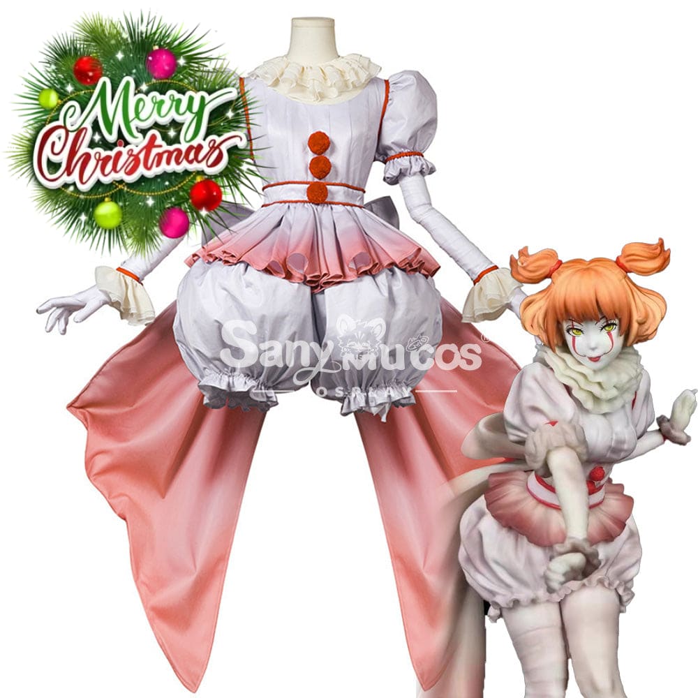 【In Stock】Movie It Cosplay Loli Pennywise Costume Costumes