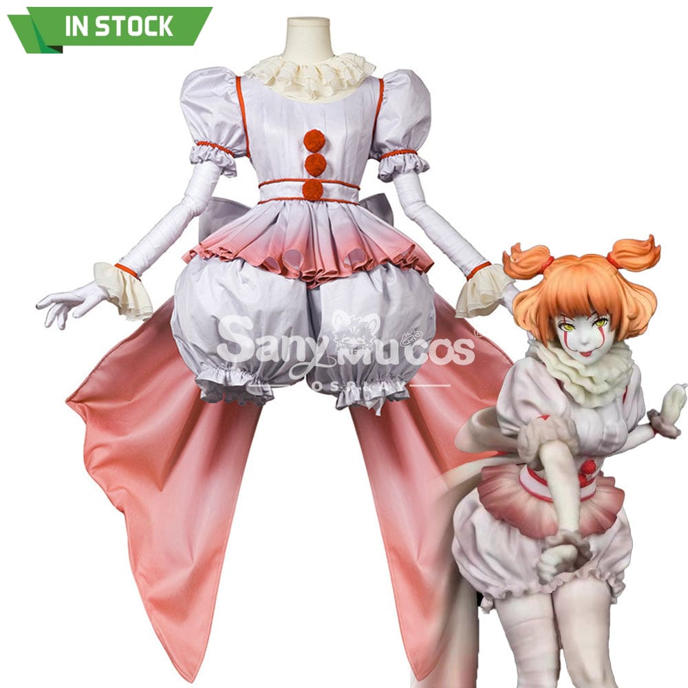 【In Stock】Movie It Cosplay Loli Pennywise Costume Costumes