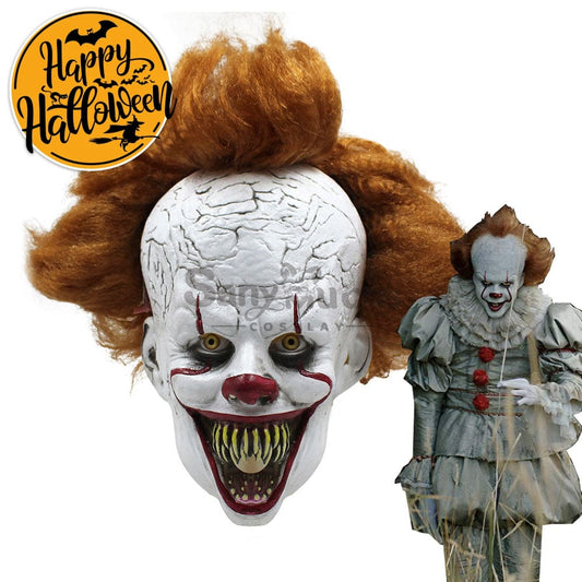 【In Stock】Movie It Cosplay Pennywise Fangs Mask Props Prop 1000