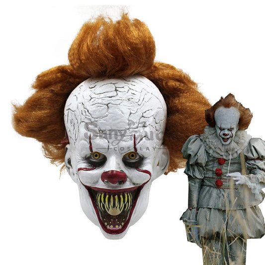 【In Stock】Movie It Cosplay Pennywise Fangs Mask Props Prop 1000