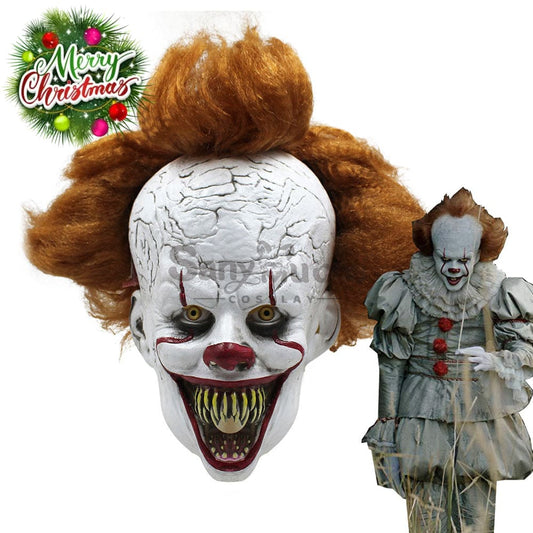 【In Stock】Movie It Cosplay Pennywise Fangs Mask Props Prop 1000