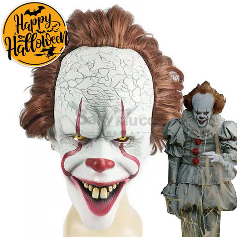 【In Stock】Movie It Cosplay Pennywise Mask Props Prop