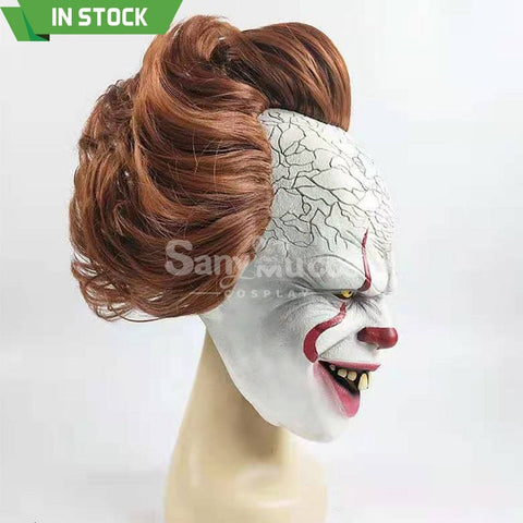 【In Stock】Movie It Cosplay Pennywise Mask Props Prop