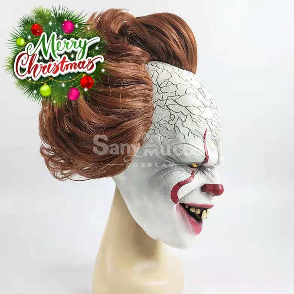 【In Stock】Movie It Cosplay Pennywise Mask Props Prop