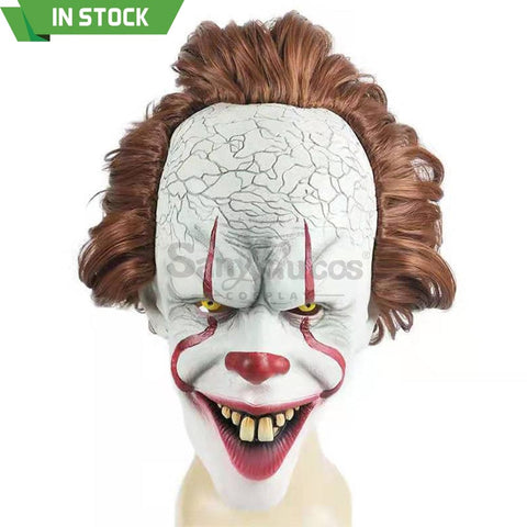 【In Stock】Movie It Cosplay Pennywise Mask Props Prop