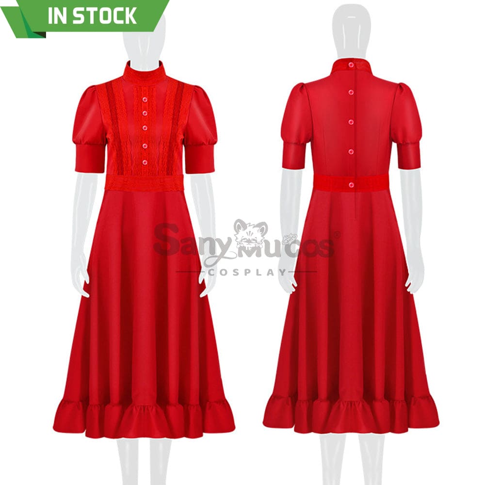 【In Stock】Movie Pearl Cosplay Red Dress Costume Costumes