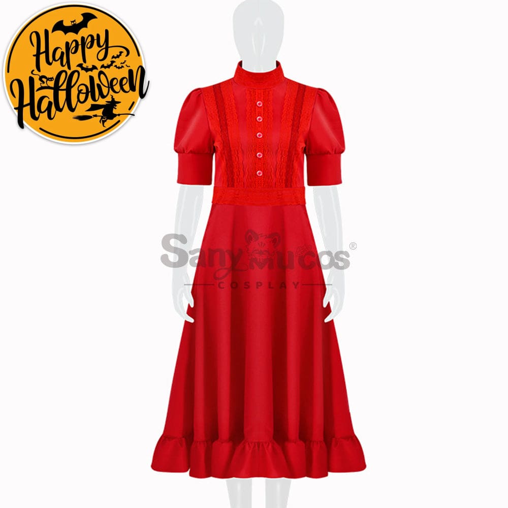 【In Stock】Movie Pearl Cosplay Red Dress Costume Costumes