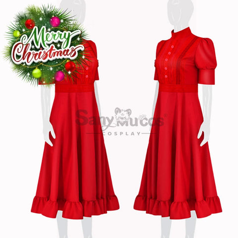 【In Stock】Movie Pearl Cosplay Red Dress Costume Costumes