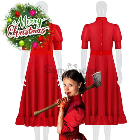 【In Stock】Movie Pearl Cosplay Red Dress Costume Costumes