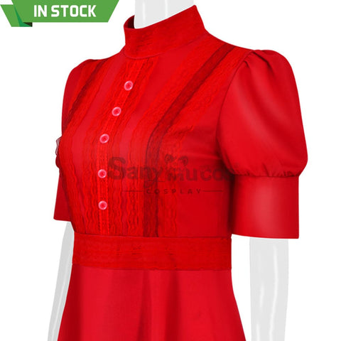 【In Stock】Movie Pearl Cosplay Red Dress Costume Costumes