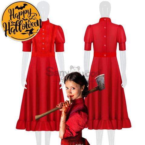 【In Stock】Movie Pearl Cosplay Red Dress Costume Costumes
