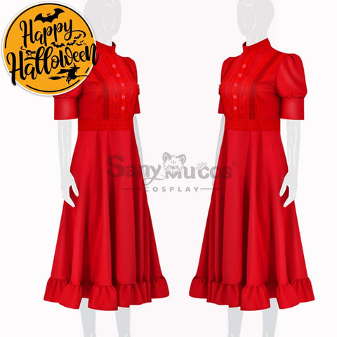 【In Stock】Movie Pearl Cosplay Red Dress Costume Costumes
