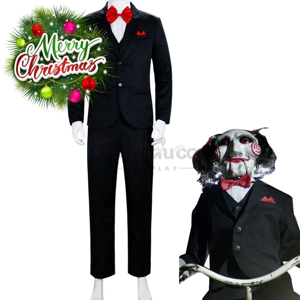 【In Stock】Movie Saw Cosplay Jigsaw Costume Costumes