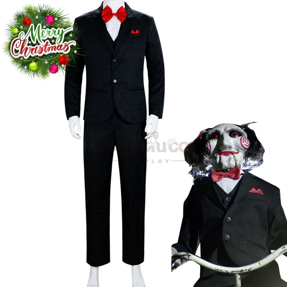 【In Stock】Movie Saw Cosplay Jigsaw Costume Costumes