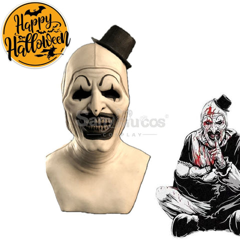 【In Stock】Movie Terrifier Cosplay Art The Clown Mask Prop