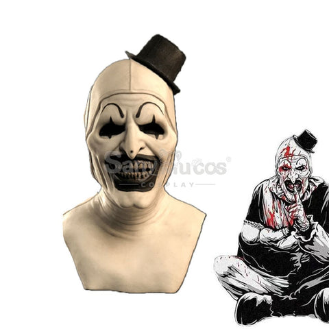 【In Stock】Movie Terrifier Cosplay Art The Clown Mask Prop