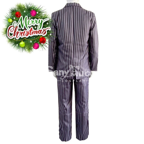 【In Stock】Movie The Addams Family Cosplay Gomez Costume Costumes