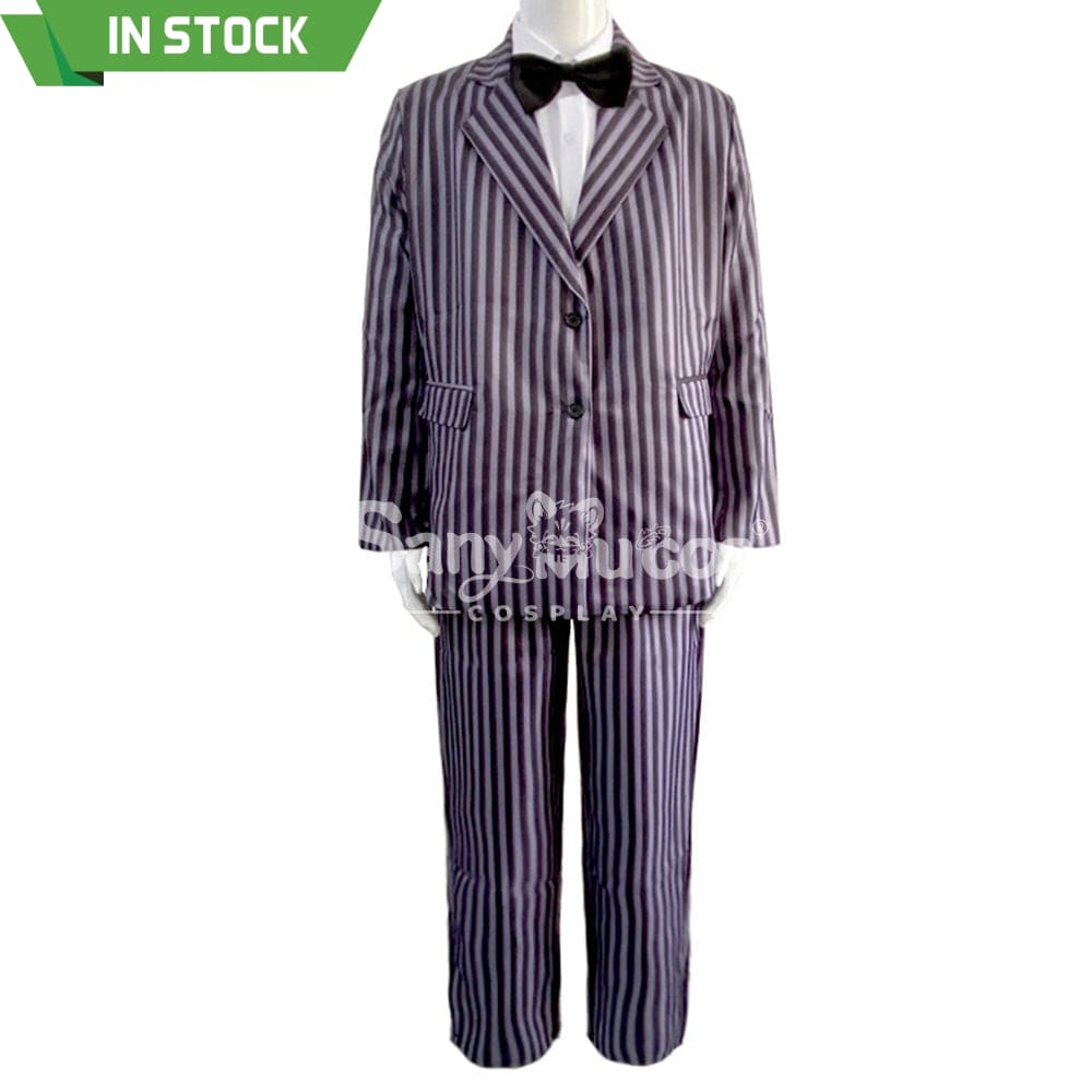 【In Stock】Movie The Addams Family Cosplay Gomez Costume Costumes