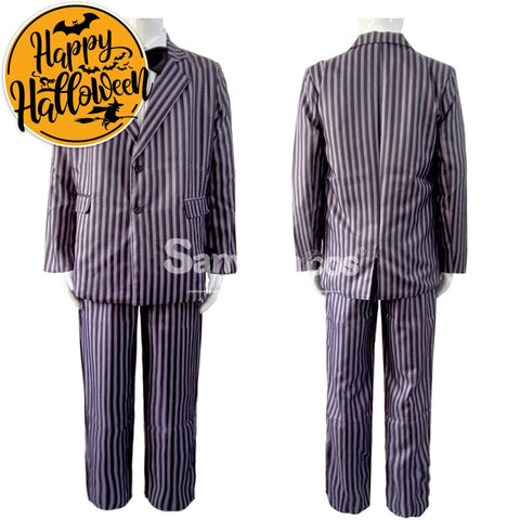 【In Stock】Movie The Addams Family Cosplay Gomez Costume Costumes