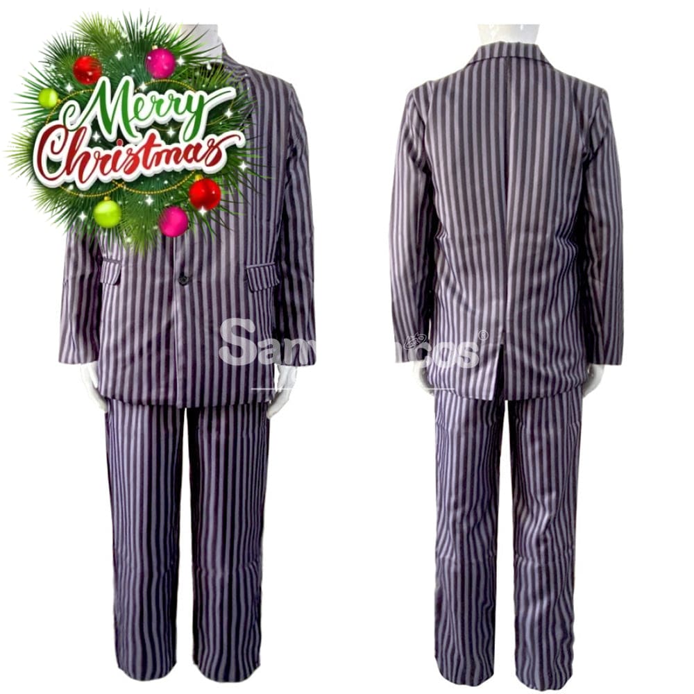 【In Stock】Movie The Addams Family Cosplay Gomez Costume Costumes