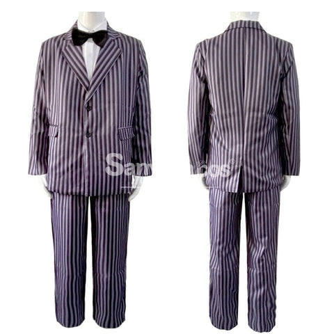 【In Stock】Movie The Addams Family Cosplay Gomez Costume Costumes