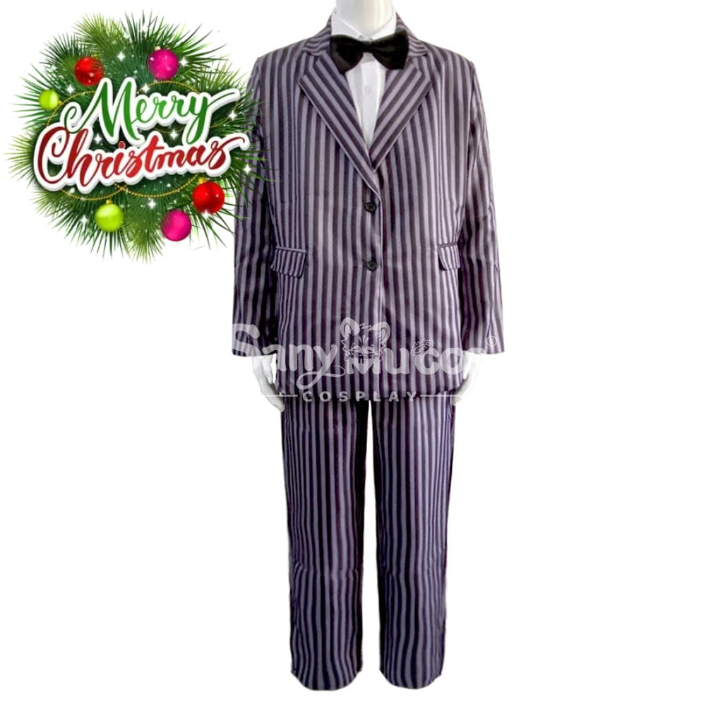 【In Stock】Movie The Addams Family Cosplay Gomez Costume Costumes