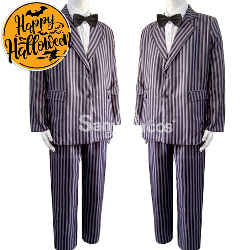 【In Stock】Movie The Addams Family Cosplay Gomez Costume Costumes