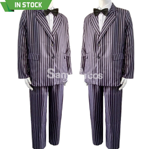 【In Stock】Movie The Addams Family Cosplay Gomez Costume Costumes