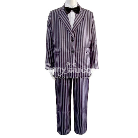 【In Stock】Movie The Addams Family Cosplay Gomez Costume Costumes