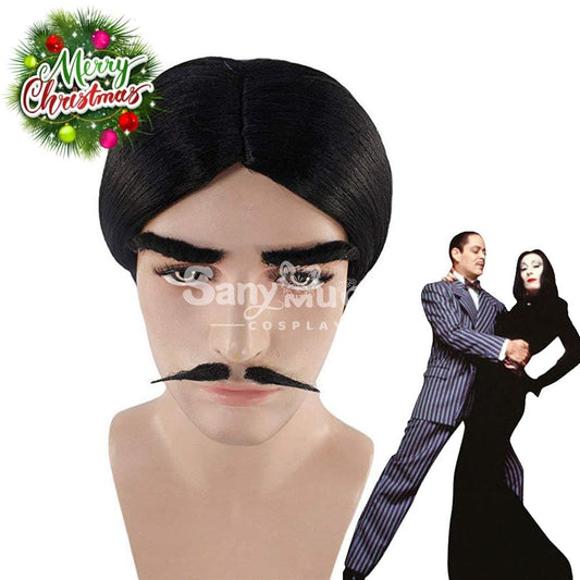 【In Stock】Movie The Addams Family Cosplay Gomez Wig Wigs 1000