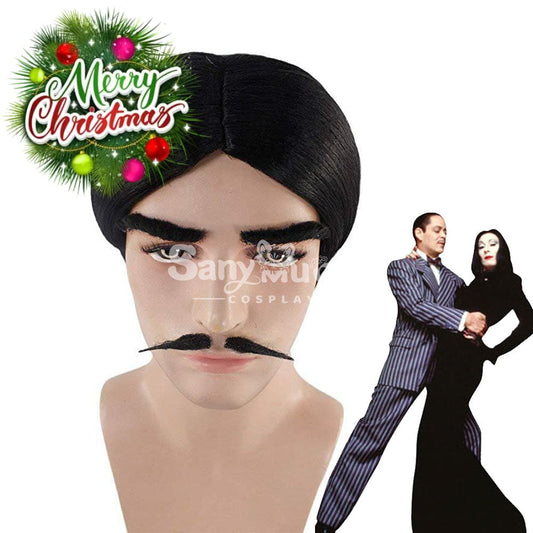 【In Stock】Movie The Addams Family Cosplay Gomez Wig Wigs 1000