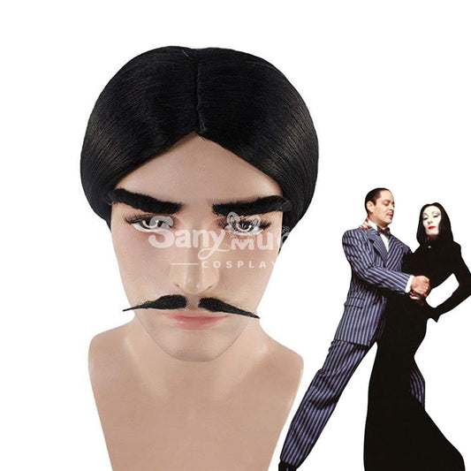 【In Stock】Movie The Addams Family Cosplay Gomez Wig Wigs 1000