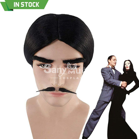 【In Stock】Movie The Addams Family Cosplay Gomez Wig Wigs 1000