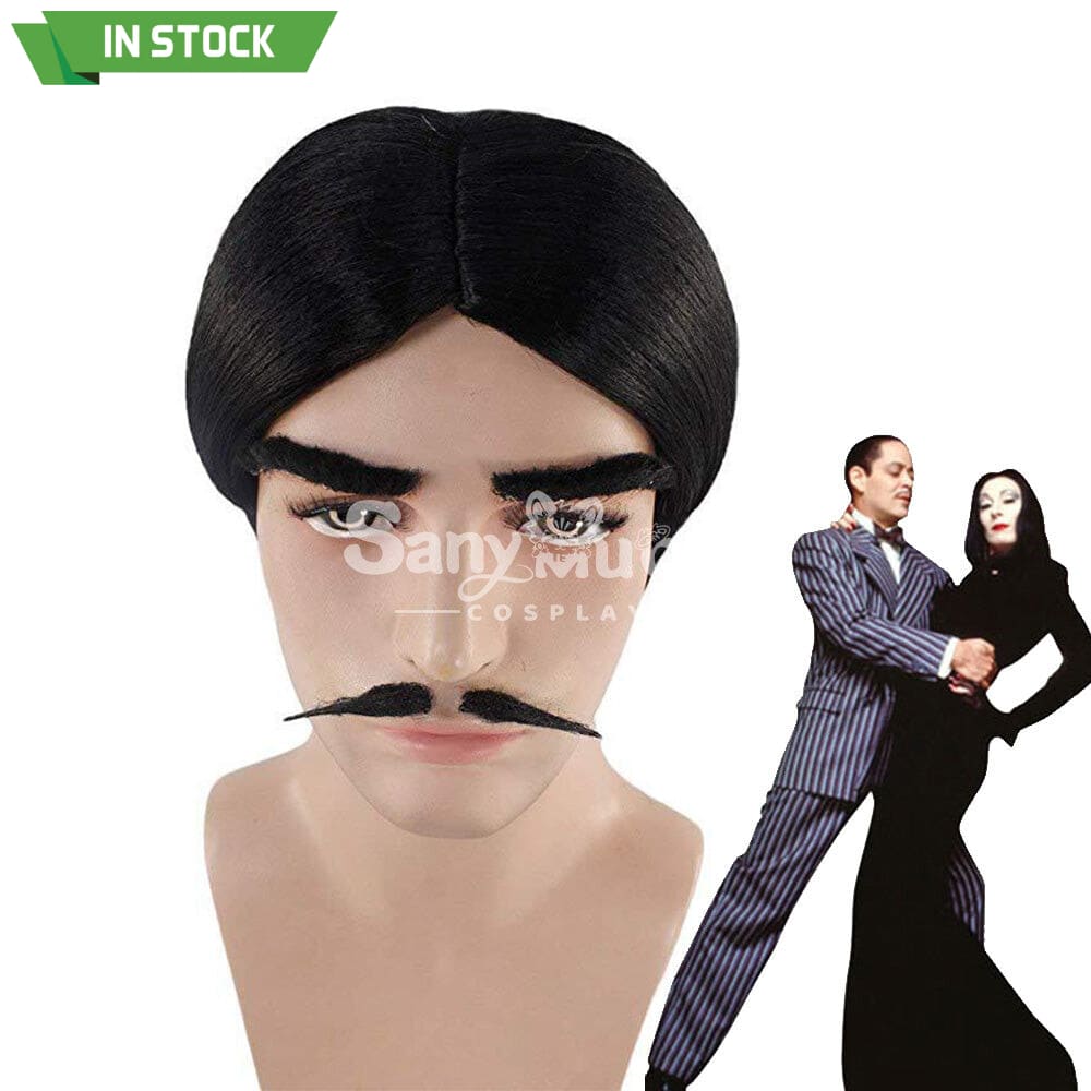 【In Stock】Movie The Addams Family Cosplay Gomez Wig Wigs