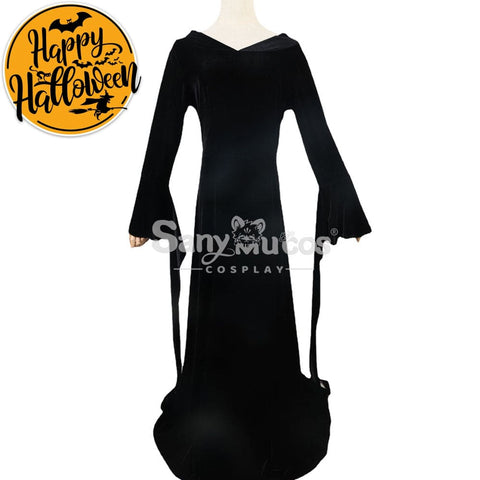 【In Stock】Movie The Addams Family Cosplay Morticia Costume Costumes