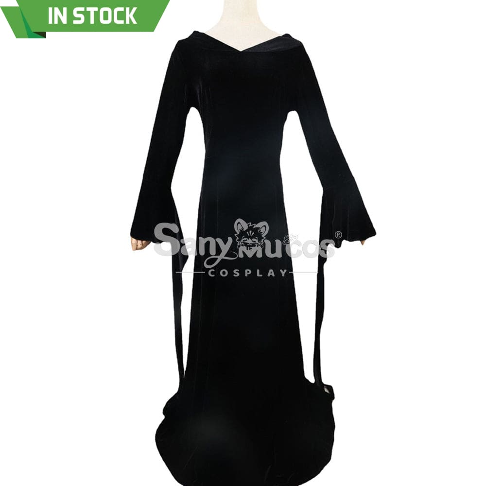 【In Stock】Movie The Addams Family Cosplay Morticia Costume Costumes